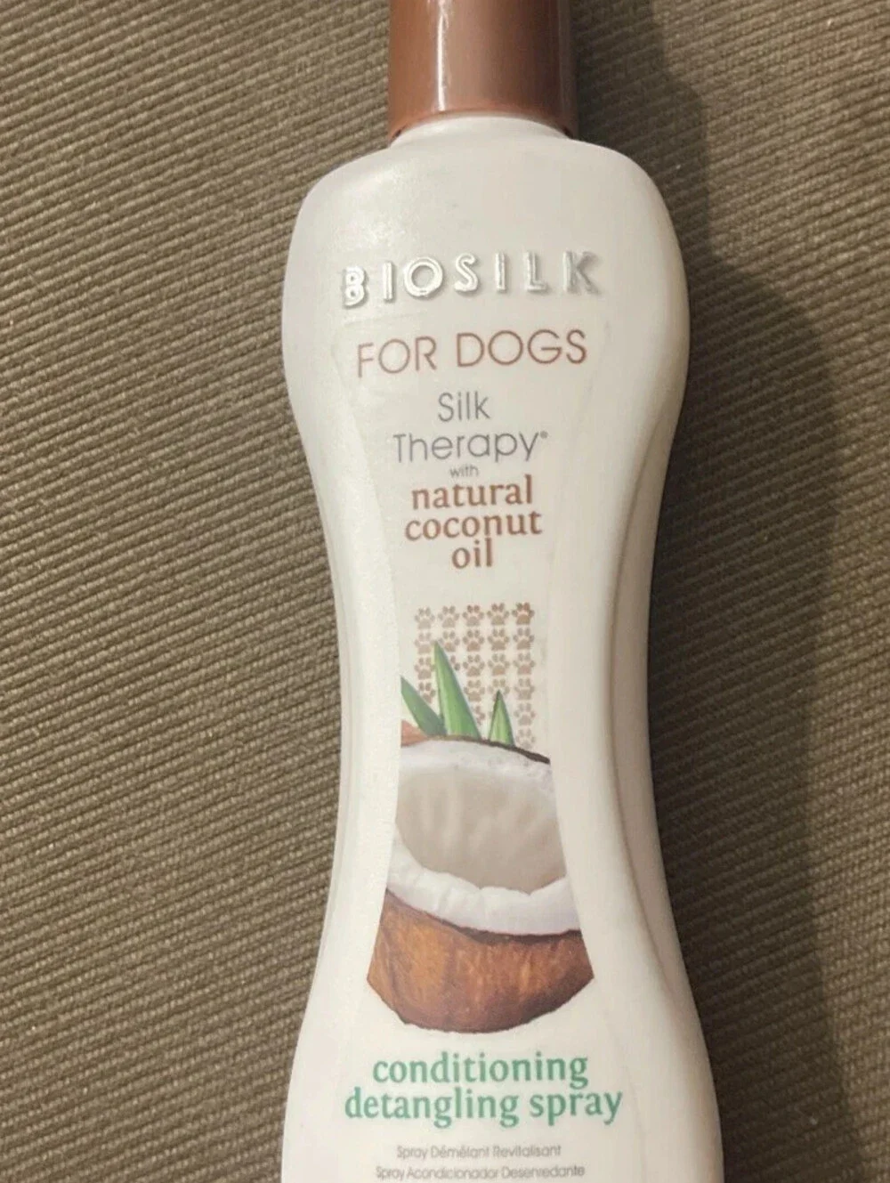 Silk Therapy, Conditioning Detangling Spray, For Dogs (cap missing)